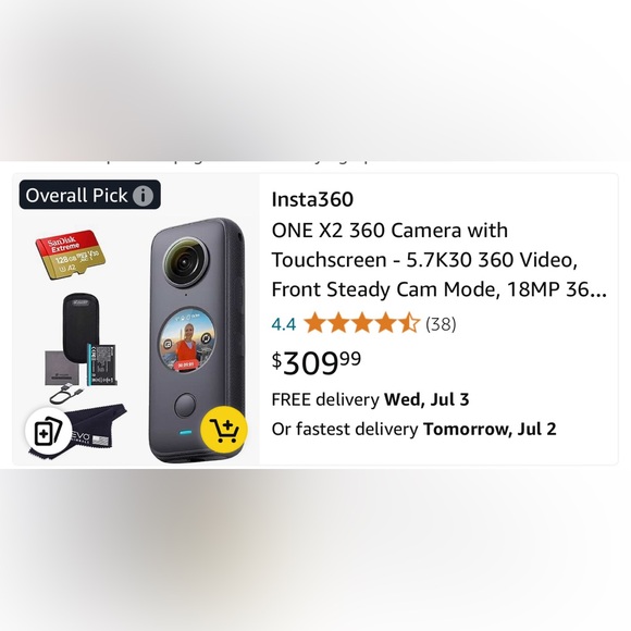 Insta 360 Camera - Picture 1 of 3